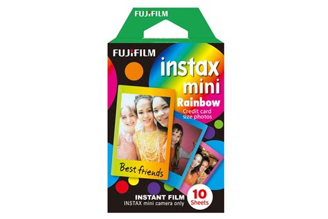 Fujifilm Instax Mini Film Rainbow 10 Pak