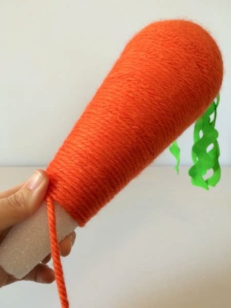 Yarn Wrapped Carrot ThriftyFun