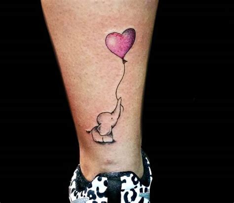 Elephant with balloon tattoo by Ilaria Tattoo Art | Photo 20643