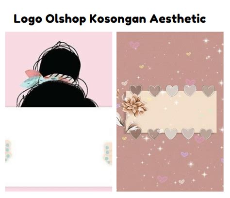 Floral Logo Olshop Kosong Gratis Dan Cara Membuat