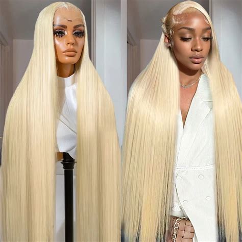 250 Density 613 Honey Blonde Colored Straight 30 Inch 13x6 Lace Front Human Hair 13x4 HD