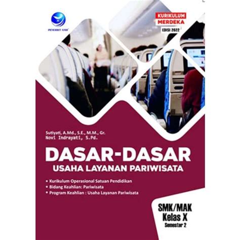 Jual Buku Dasar Dasar Usaha Layanan Pariwisata Smk Kelas Semester