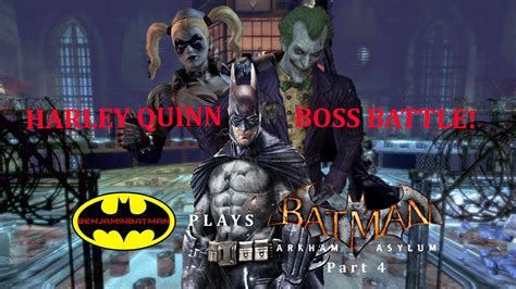 Harley Quinn Boss Battle Batman Arkham Asylum Playthrough Part 4