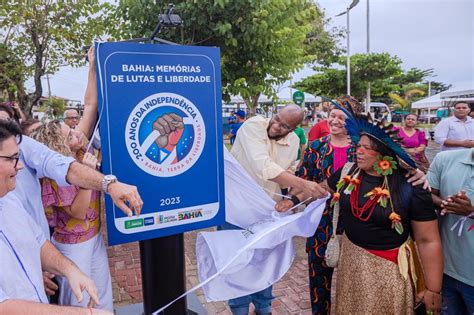 Abrantes Ganha Totem Em Homenagem Ao Bicenten Rio Da Independ Ncia Da Bahia