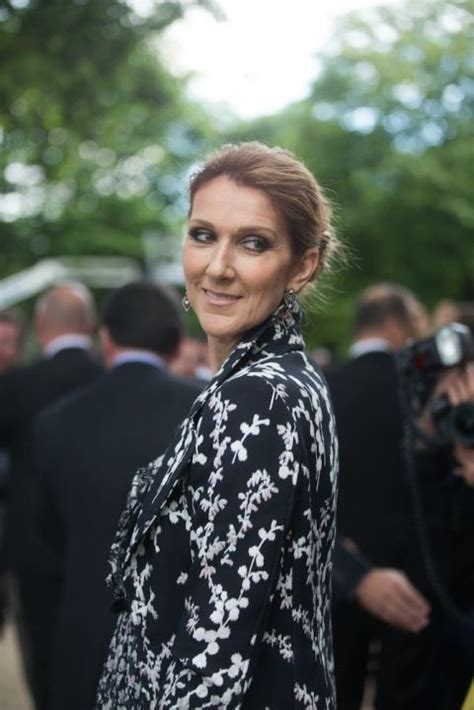 Celine Dion At Paris Week Couture Dior Show