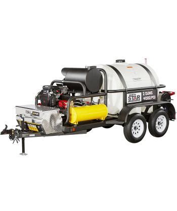 Trailer Hidrolavadora Autónoma NorthStar Agua Caliente 4000 Psi 26 Lts