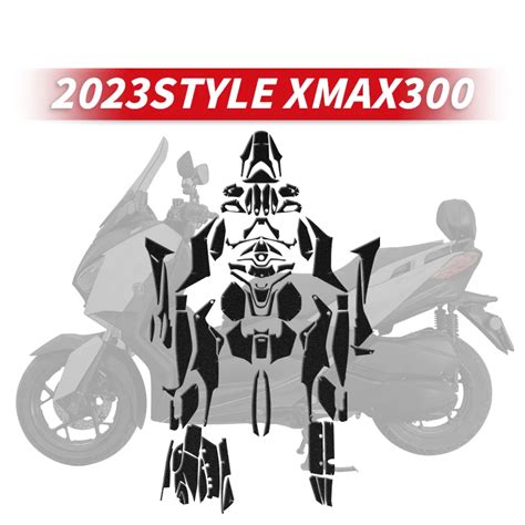 For Yamaha Xmax300 2023 Style Motorcycle Accessories Sticker New Design Product Armoured