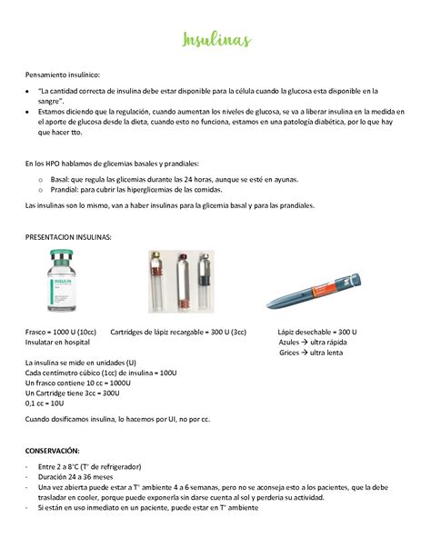 SOLUTION Farmacolog A De Insulinas Studypool