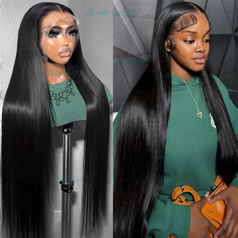 Rosabeauty 250 Density Bone Straight 13x6 HD Lace Frontal Human Hair