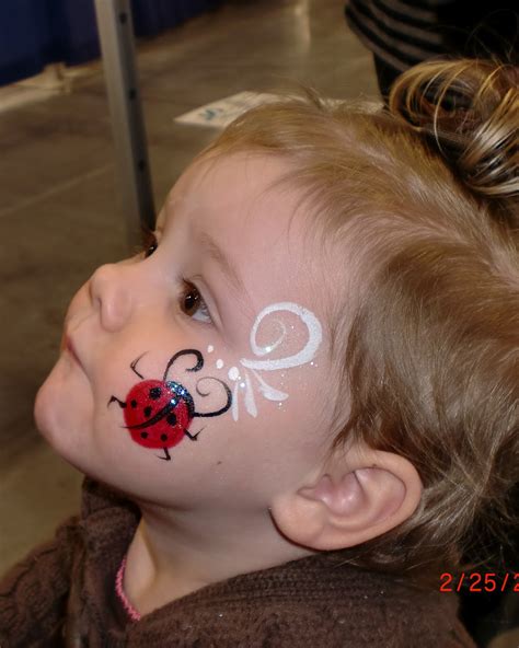 Cimg With Images Ladybug Face Paint Face Face