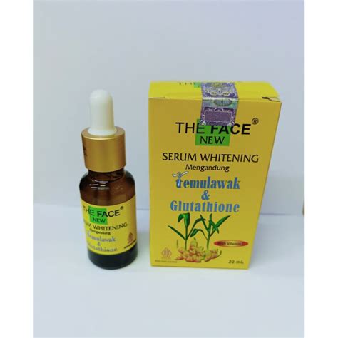 Jual The Face Serum Whitening Temulawak Ml Shopee Indonesia