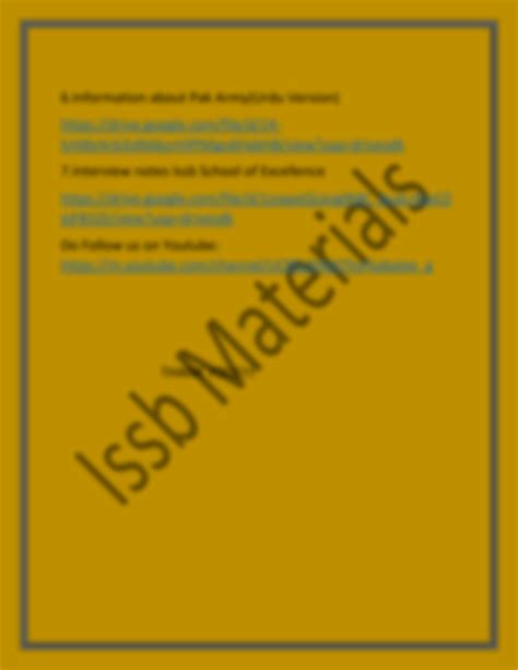 Solution Interview Materials Booklet Via Issb Materials Studypool