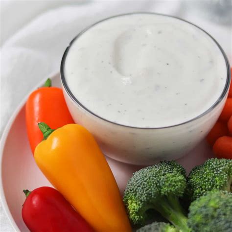 Low Calorie Buttermilk Ranch Dip Skinny Comfort