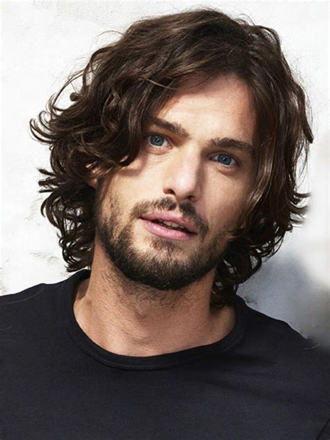 The Medium Length Mens Haircuts Wavy Trend This Years Stunning And