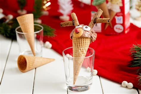 Reindeer Ice Cream Cones Fun And Easy Christmas Desserts