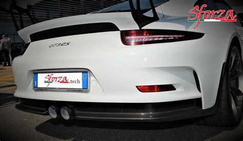 Best Exhaust Sforza Porsche Gt Rs Carbon Rear Bumper Lower