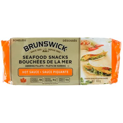 Wholesale Brunswick Seafood Snacks In Hot Sauce 100g Chens