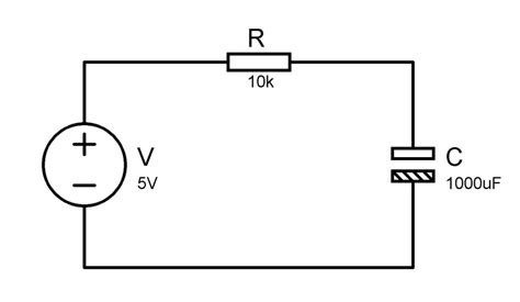 Diagrama Esquemático Do Circuito Resistor Capacitor Rc Em Série Download Scientific Diagram