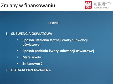 Przyszłe zmiany sposobu finansowania zadań oświatowych ppt pobierz