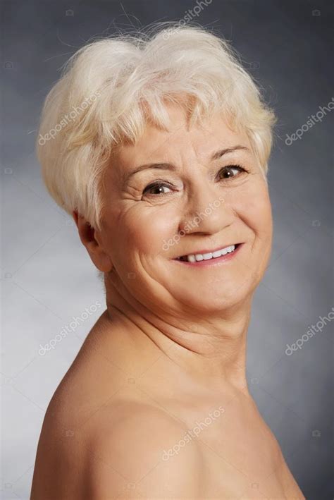 Portrait Of An Old Nude Woman Stock Photo Piotr Marcinski 35629047