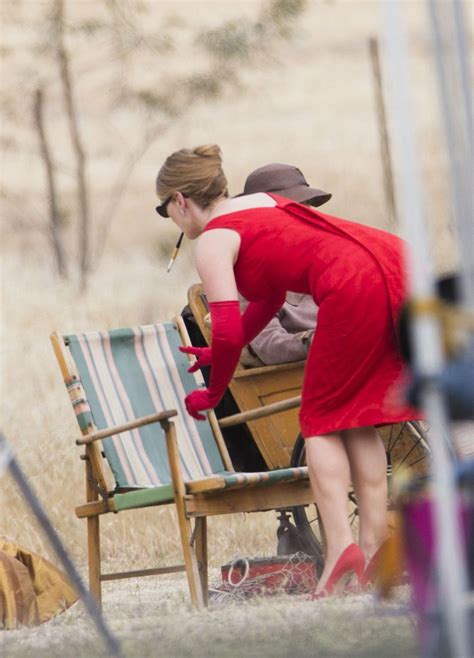 KATE WINSLET on the Set of The Dressmaker in Australia - HawtCelebs