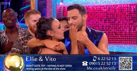 Strictly S Vito Coppola Endures Mishap With Ellie Leach During Performance