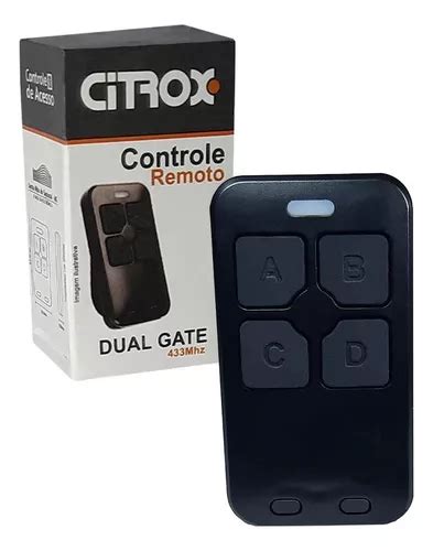 Controle Remoto Citrox Dual Gate C Digo Aberto Linear Mhz Mercadolivre