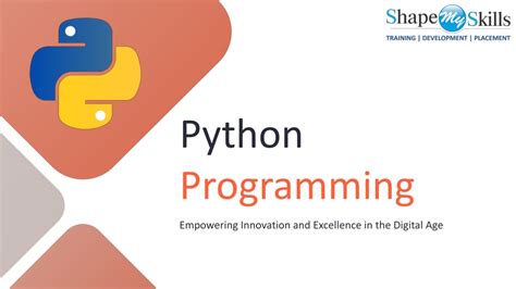 Ppt Python Programming Empowering Innovation And Excellence In The Digital Age Powerpoint