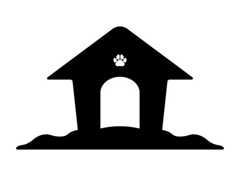 Dog House Silhouette