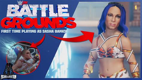 Wwe 2k Battlegrounds First Time Playing As Sasha Banks