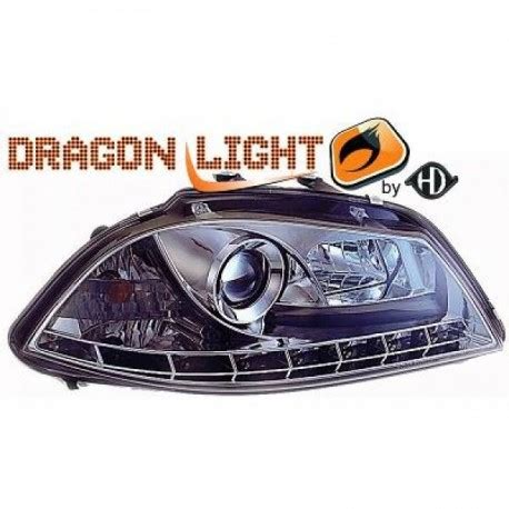 SET DE PHARES AVANT DESIGN A LED POUR SEAT IBIZA 6L CORDOBA 02 08