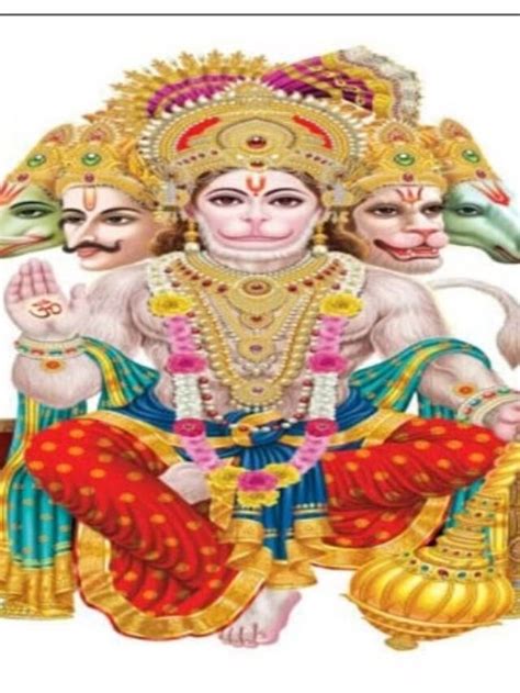 Different Mudras Of Hanuman Ji हनुमान जी की अलग अलग मुद्राएं देती है