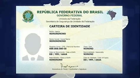 Todos Os Brasileiros Poder O Emitir A Nova Carteira De Identidade Em