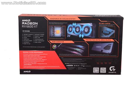 Gigabyte Radeon Rx 6600 Xt Gaming Oc Pro 8g