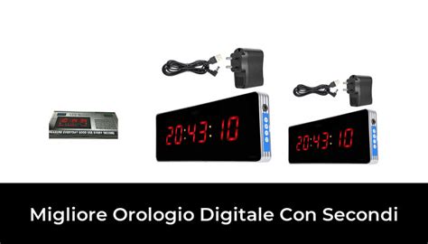 48 Migliore Orologio Digitale Con Secondi Nel 2022 In Base A 339 Recensioni