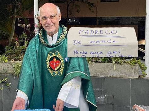 Padre Júlio Lancelotti recebe ameaça de morte na porta da igreja