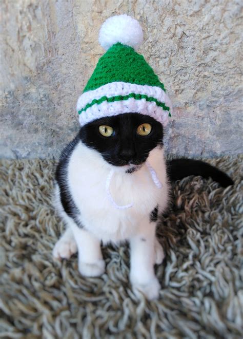 Elf Pet Costume Christmas Costume For Cat Elf Hat For Cats Etsy