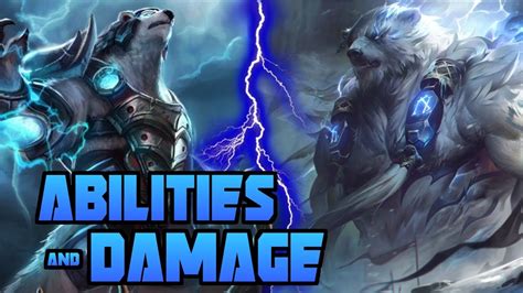 OLD VOLIBEAR VS NEW VOLIBEAR REWORK ABILITIES AND DAMAGE COMPARISON