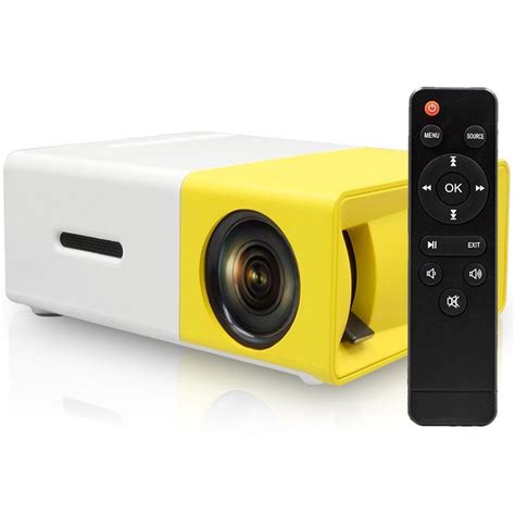 Mini Projetor LED YG300 Pro Full HD 1080p Controle Remoto HDMI USB SD