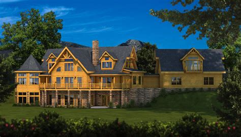 Grand View Plans And Information Southland Log Homes