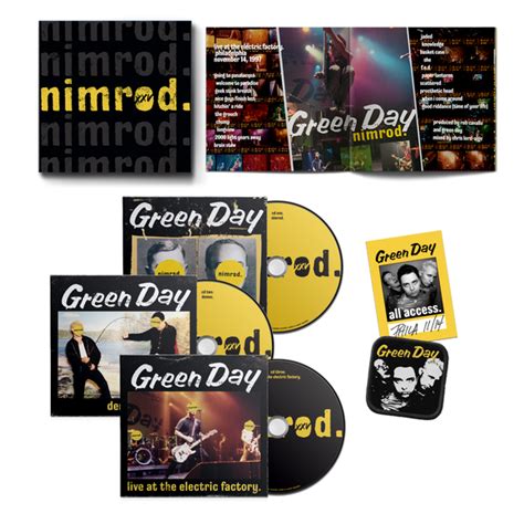 Green Day Nimrod 25th Anniversary Edition 3 Cd The Warner Music Shop