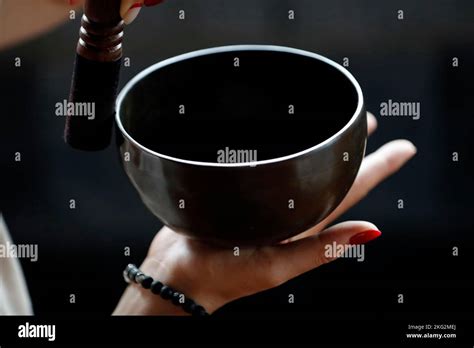 Tibetan Singing Bowl Buddhist Instrument Used In Sound Therapy