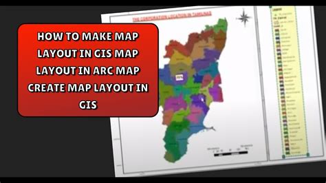 How To Make Map Layout In Gis Map Layout In Arcmap Create Map Layout