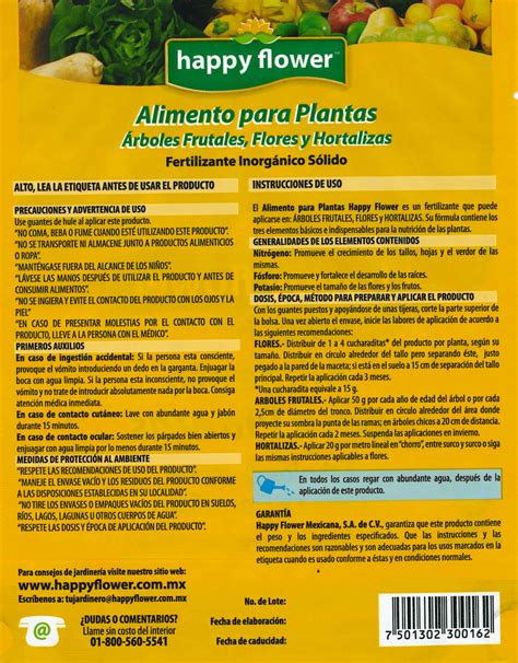 Leva Alimento Para Planta - Alimento para Plantas Florales y Hortalizas – Happy Flower