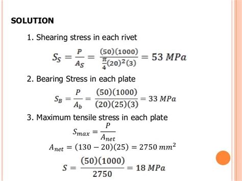 bearing stress