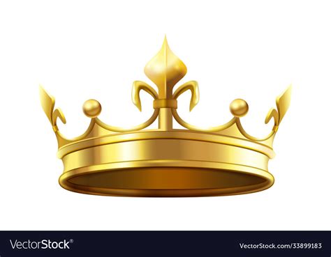 Royal crown for king and queen royalty Royalty Free Vector