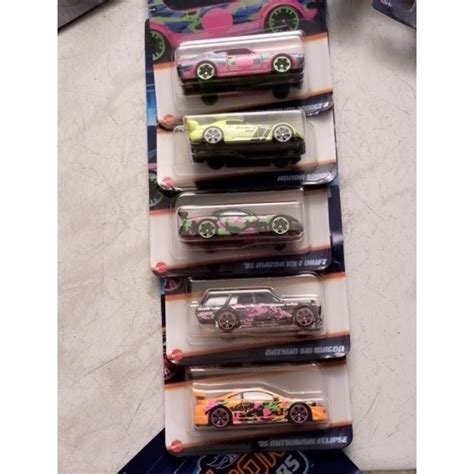 Jual Hot Wheels Neon Speeders Paketan Isi 5 Nissan Skyline 2000gt Honda S2000 95mazdarx 7drift