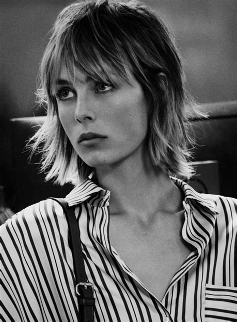 Pin By Candice Sherman On Hair Long Bob Haircuts Edie Campbell Hair