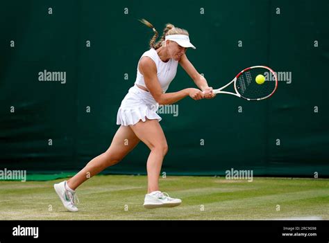 Alina Korneeva In Action Against Ena Koike In Their Girl S Singles