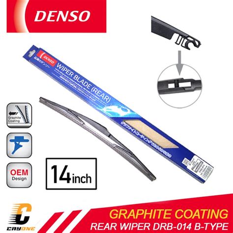 Jual DENSO Rear Wiper Blade Wiper Belakang DRB 014 B Type 350mm 14